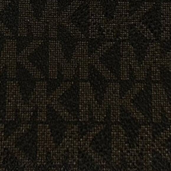 Michael Kors Brown Leather MK Logo, ID Credit Card Coin Purse with Wrist Strap - Picture 6 of 10